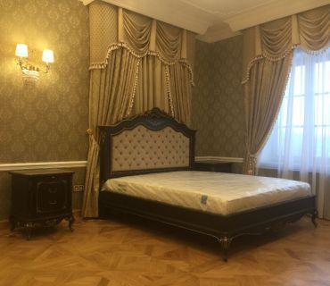 кровать 2х спальная дерево